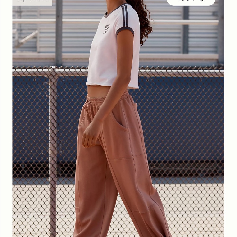 New with TAGS DAILY PRACTICE BY ANTHROPOLOGIE HEATHER JOGGERS SZ S
Color: TAUPE
